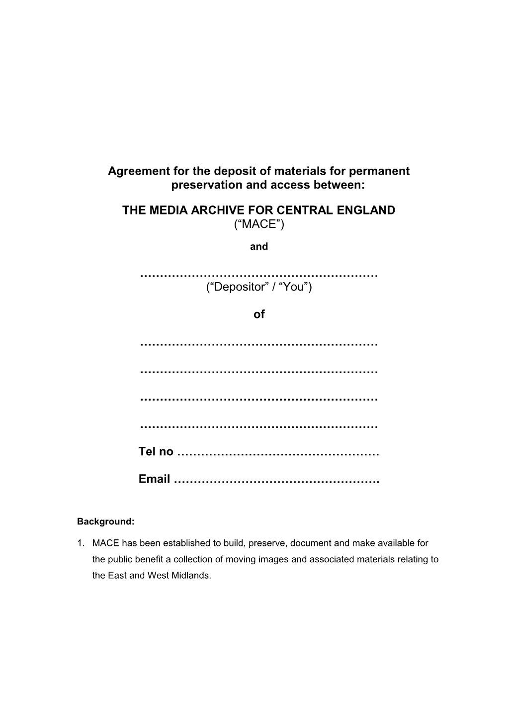 Media Archive for Central England