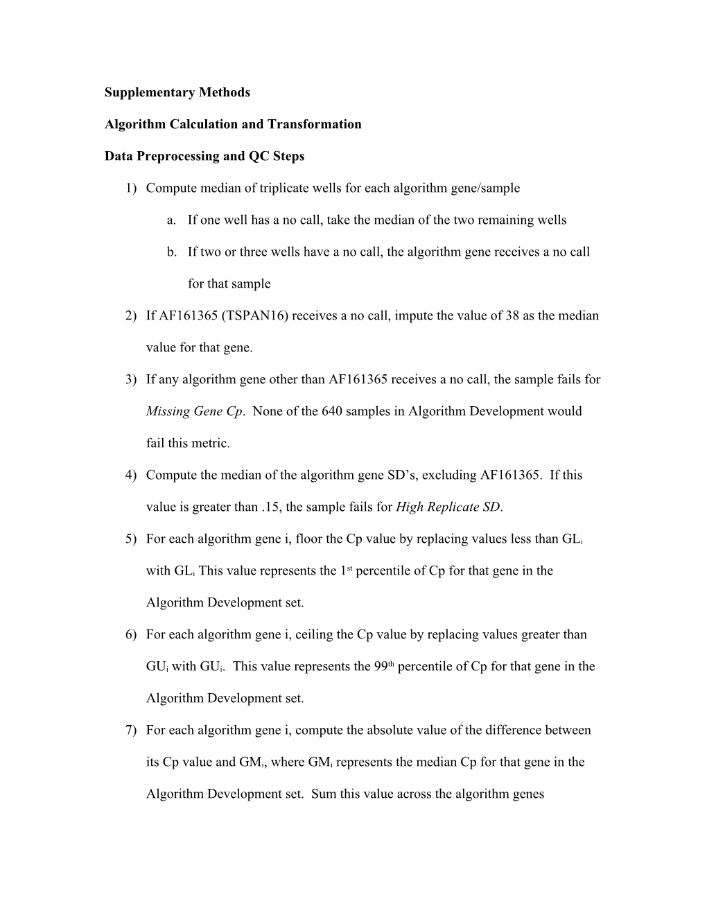 Algorithm Calculation and Transformation