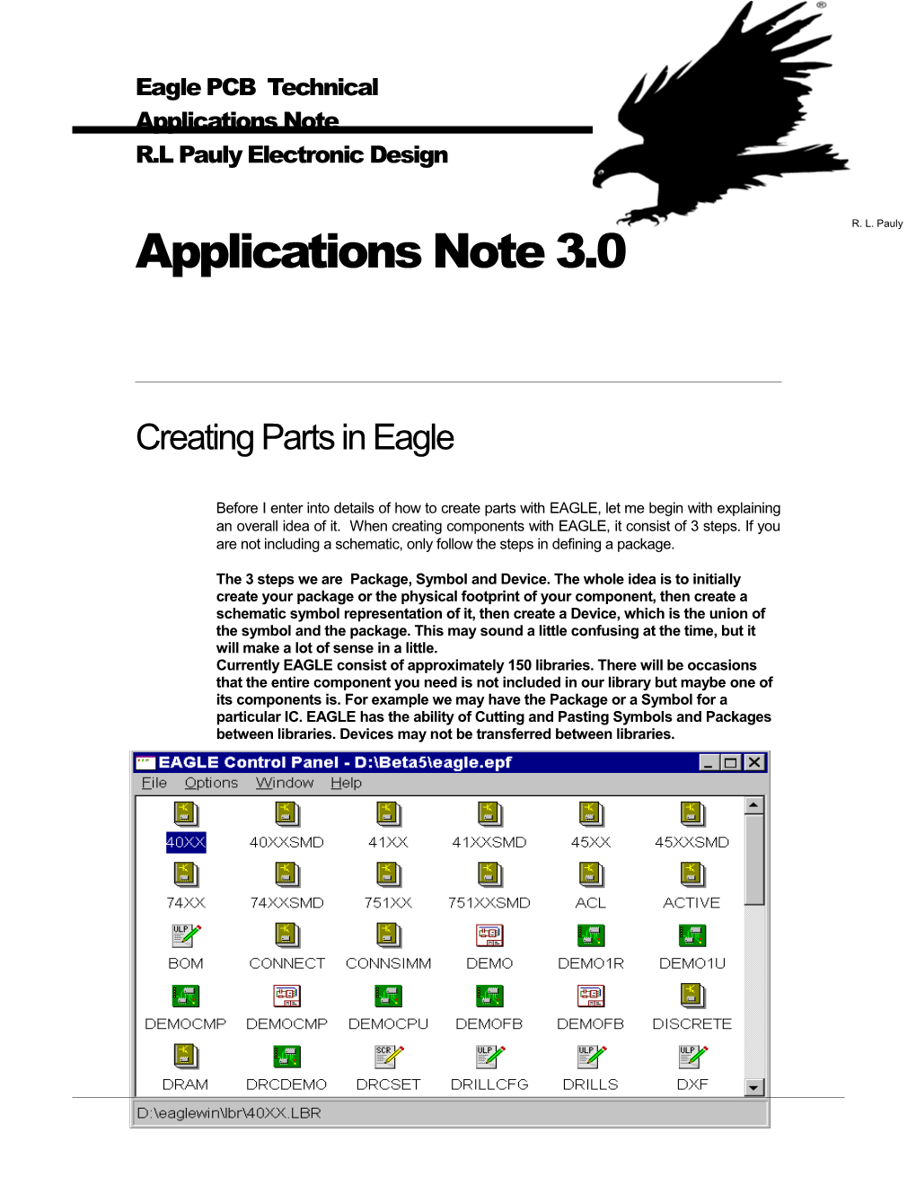 Eagle PCB Technical Applications Note
