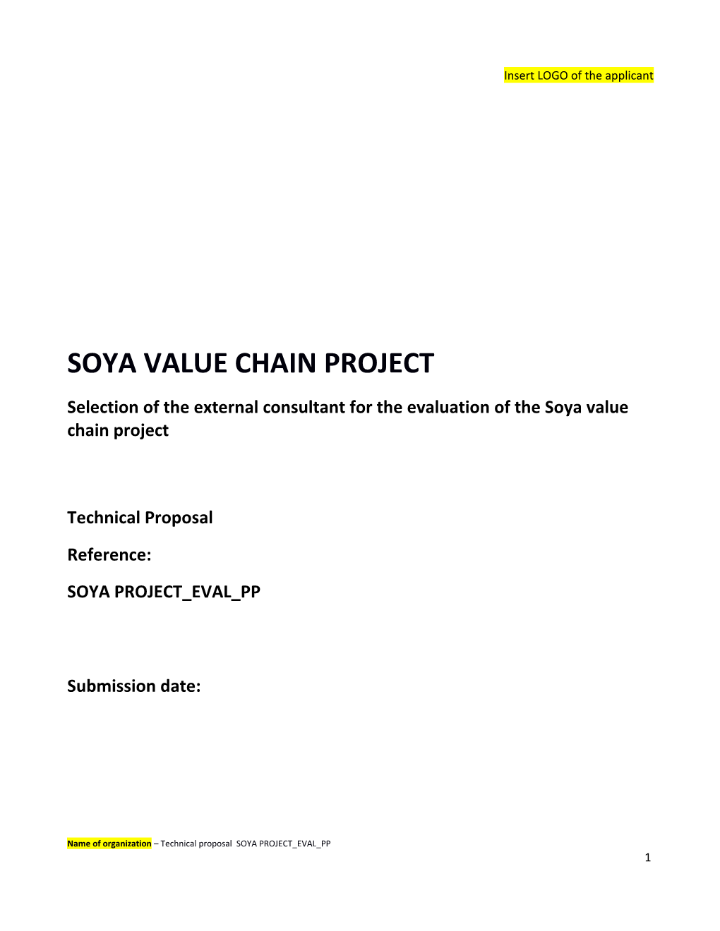 Soya Value Chain Project