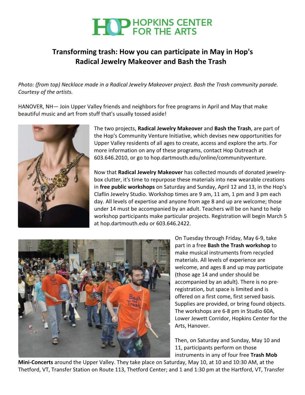 Radical Jewelry Makeover and Bash the Trash