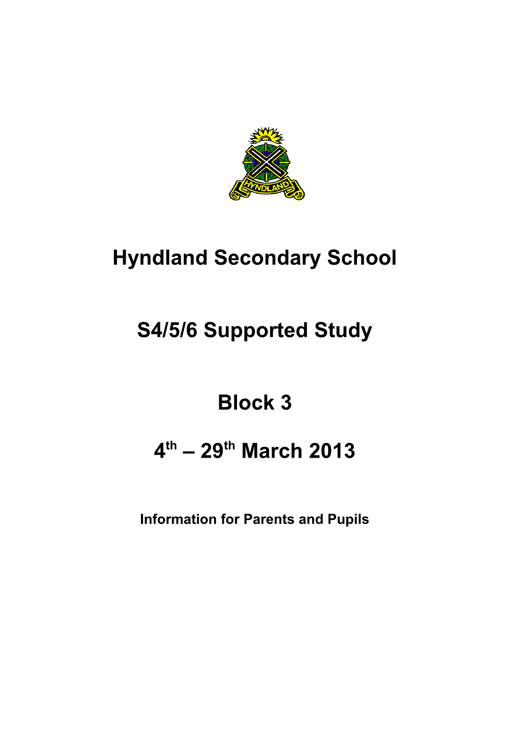 Hyndland Secondary School