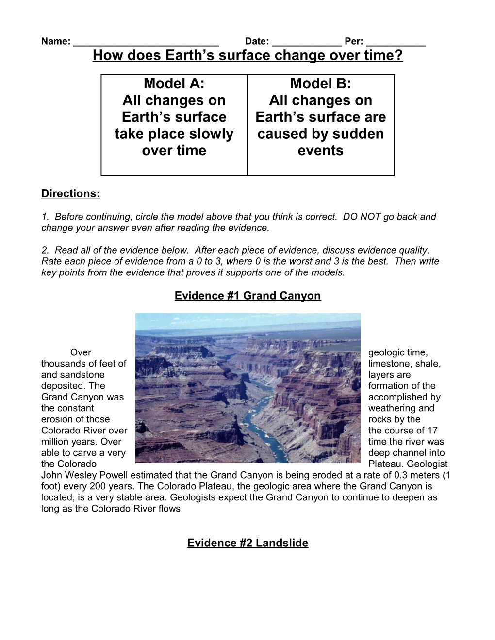 How Does Earth S Surface Change Over Time?