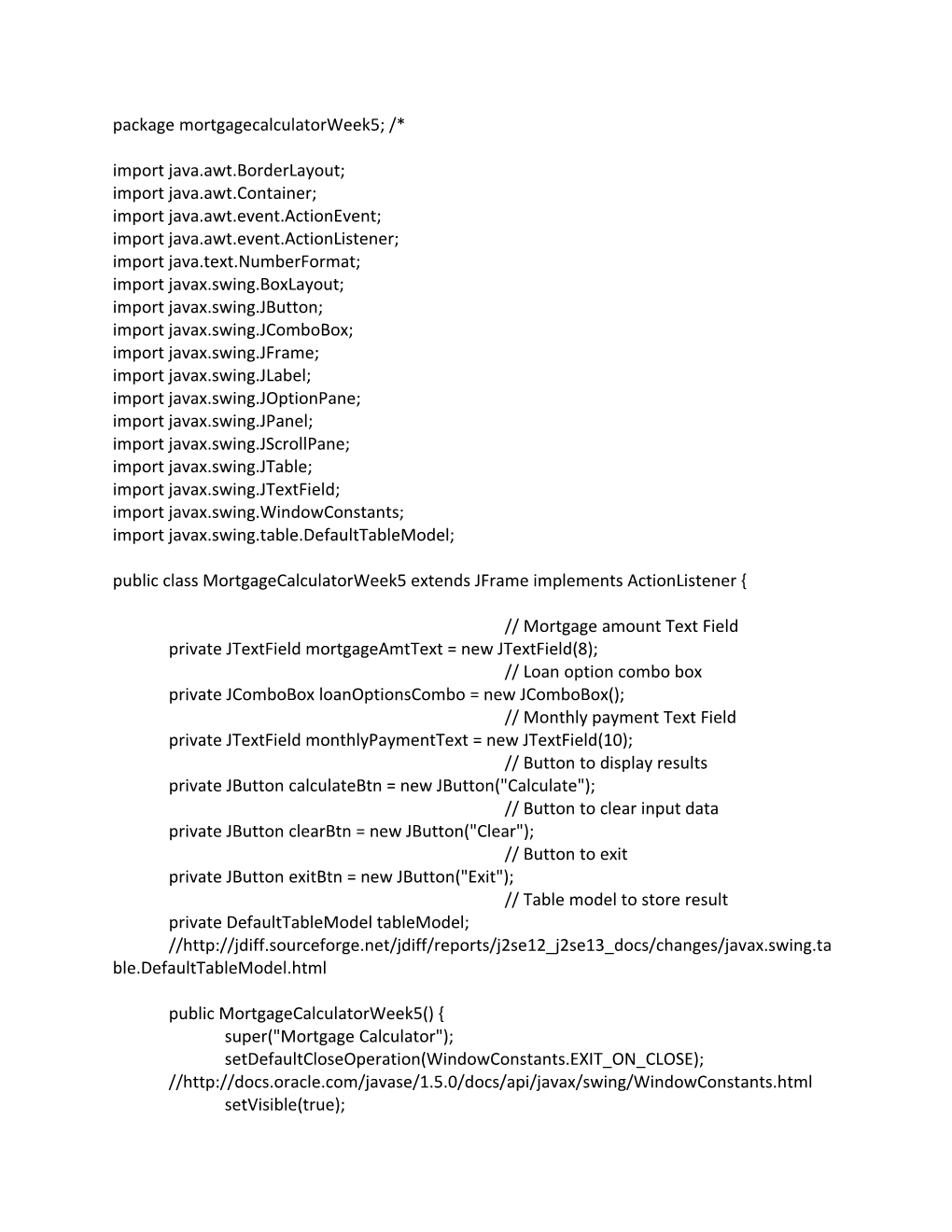 Import Java.Awt.Borderlayout;