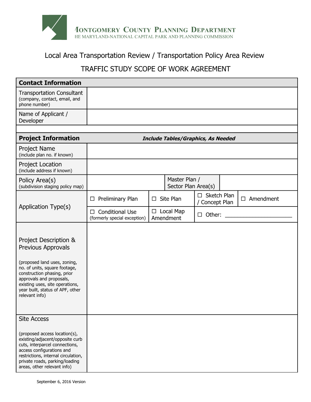 Local Area Transportation Review / Transportation Policy Area Review