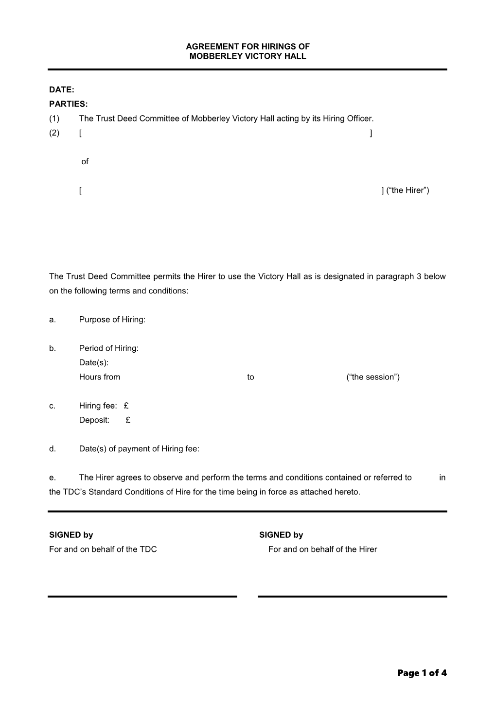 Guidances Notes on Letting out Properties