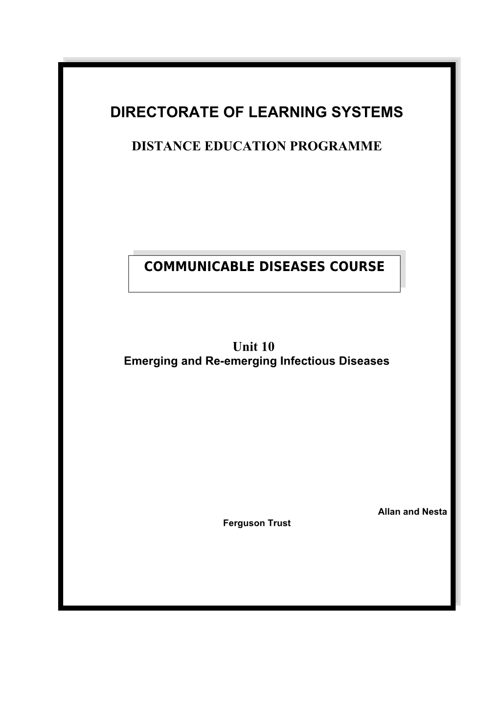 Directorate of Learning Systems