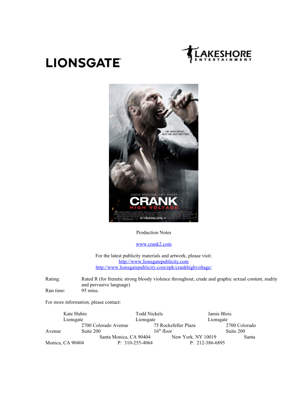 Crank: High Voltage