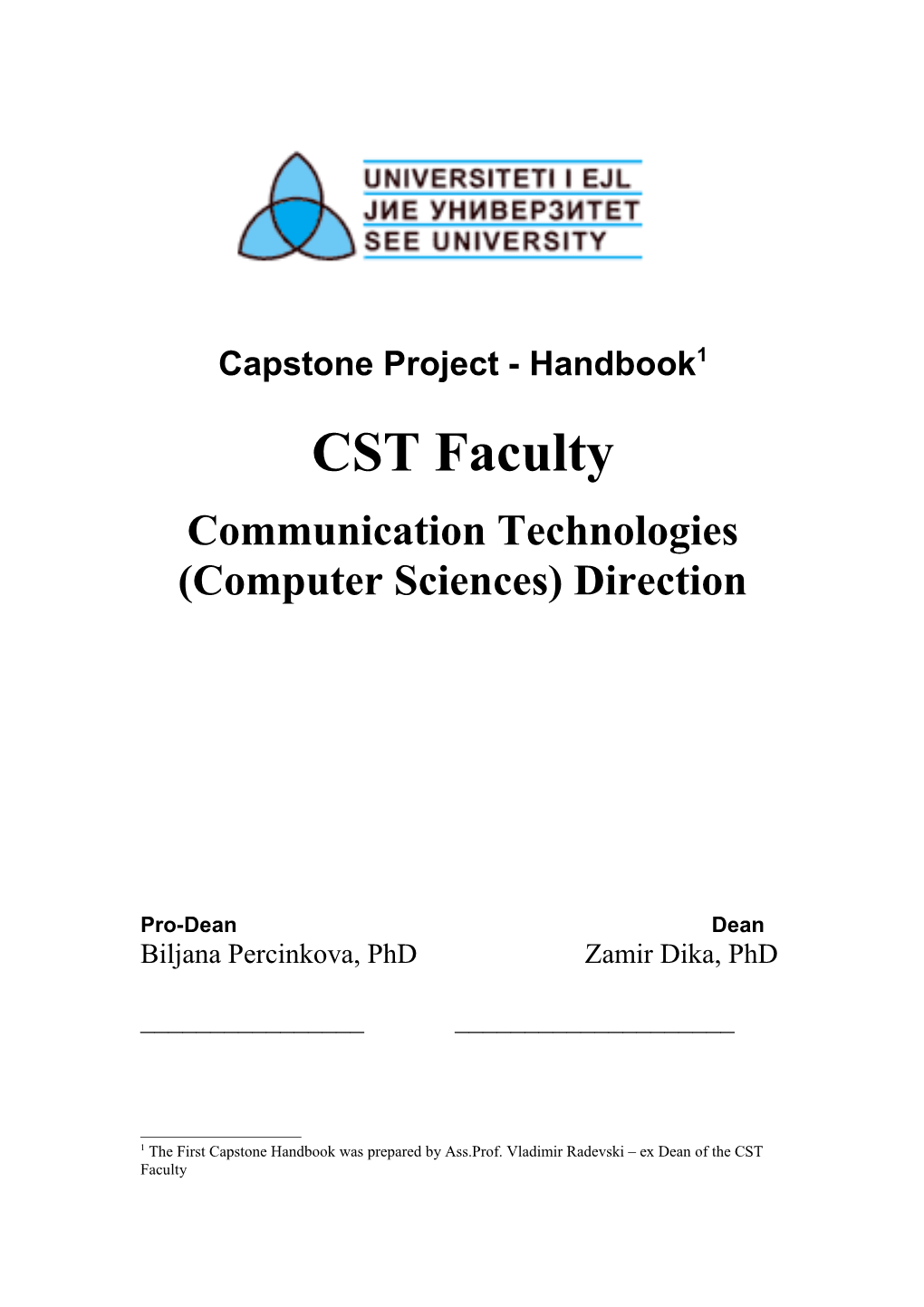 Communication Technologies (Computer Sciences) Direction