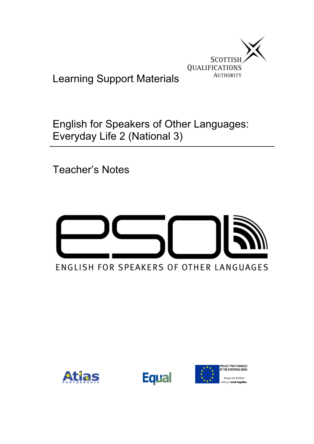 ESOL Access 3 Transactional Contexts Teacher's Notes