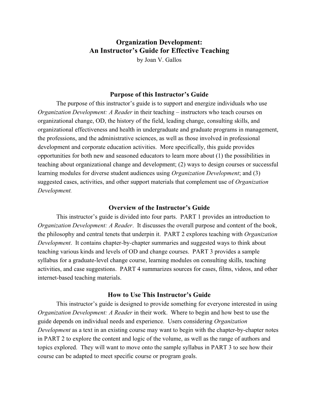 An Instructor S Guide for Effective Teaching