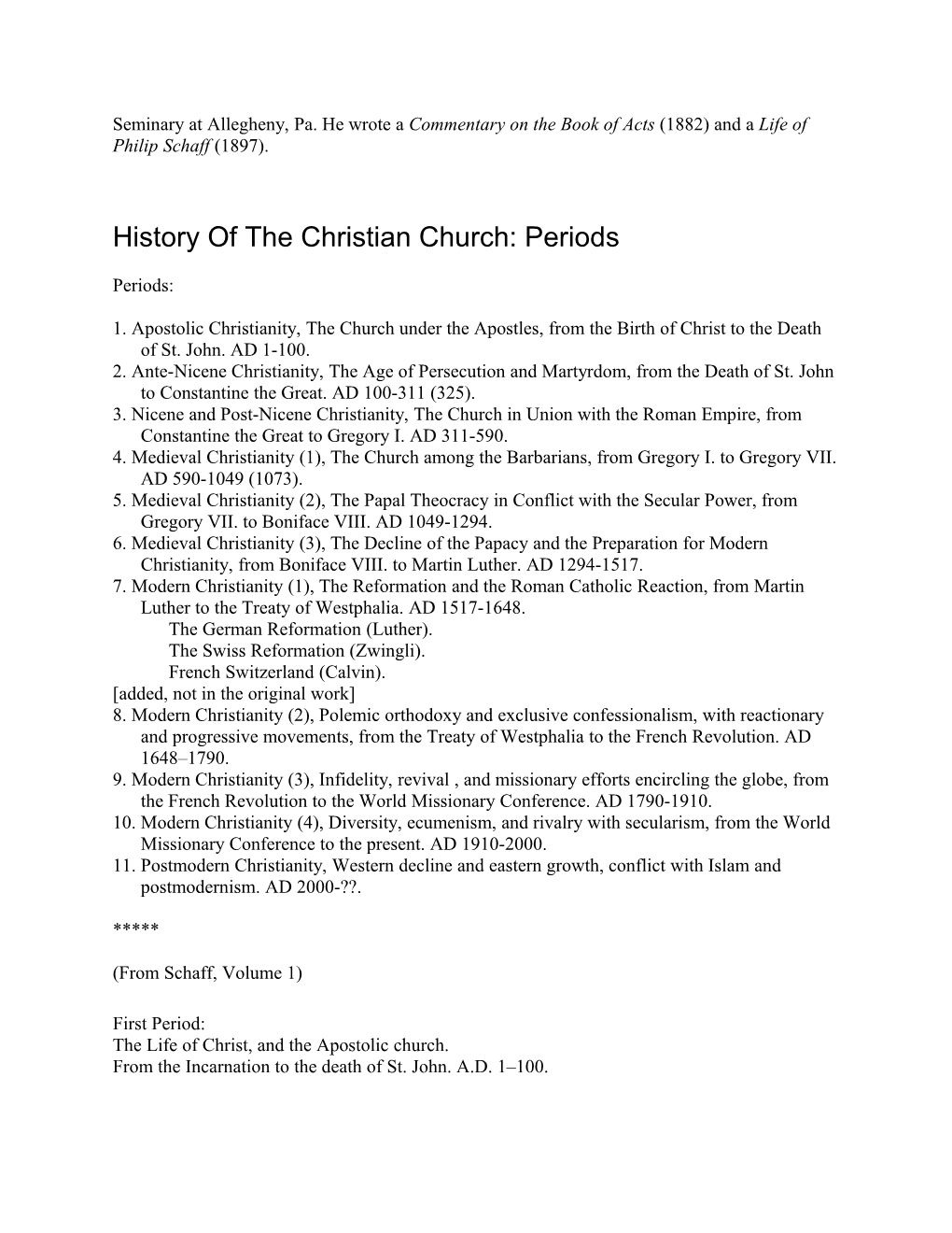 History of the Christian Church (1882)