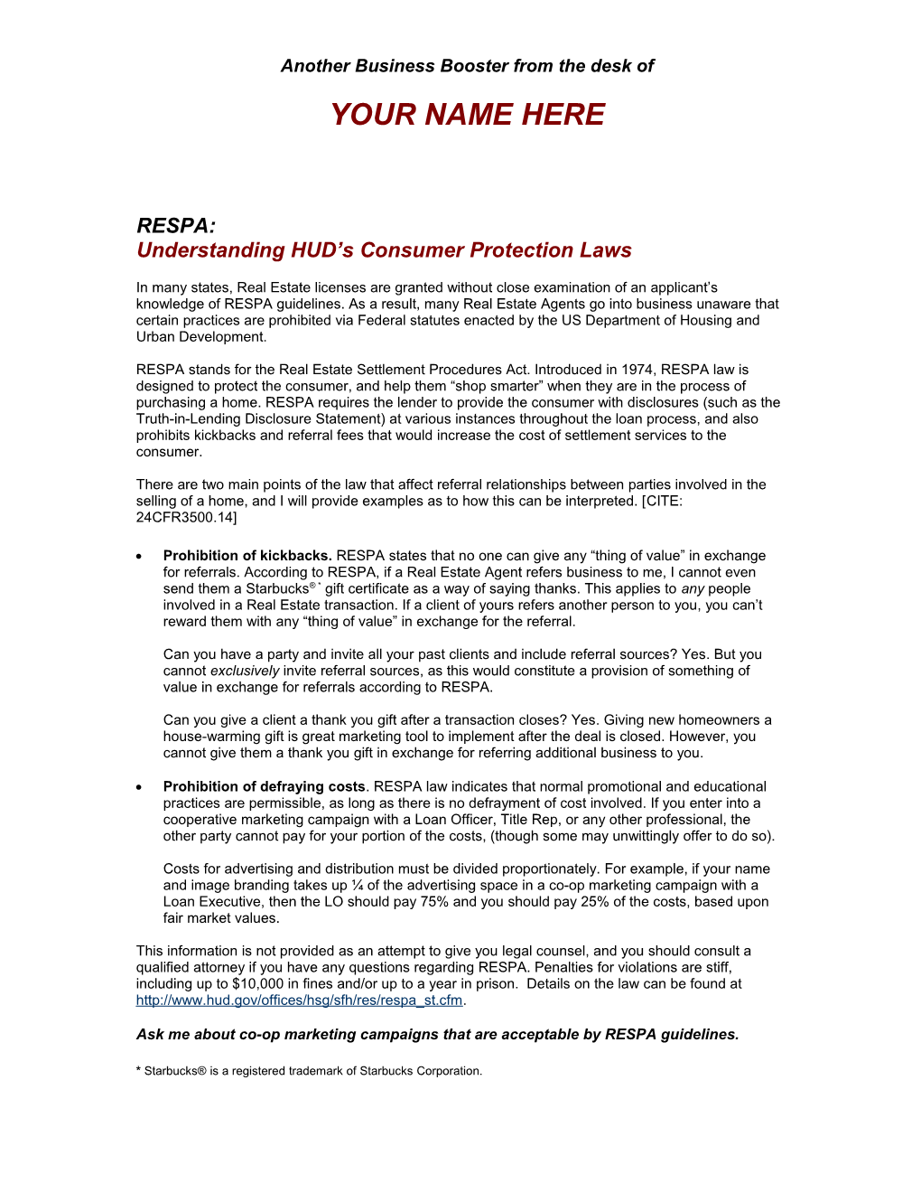 Understanding HUD S Consumer Protection Laws