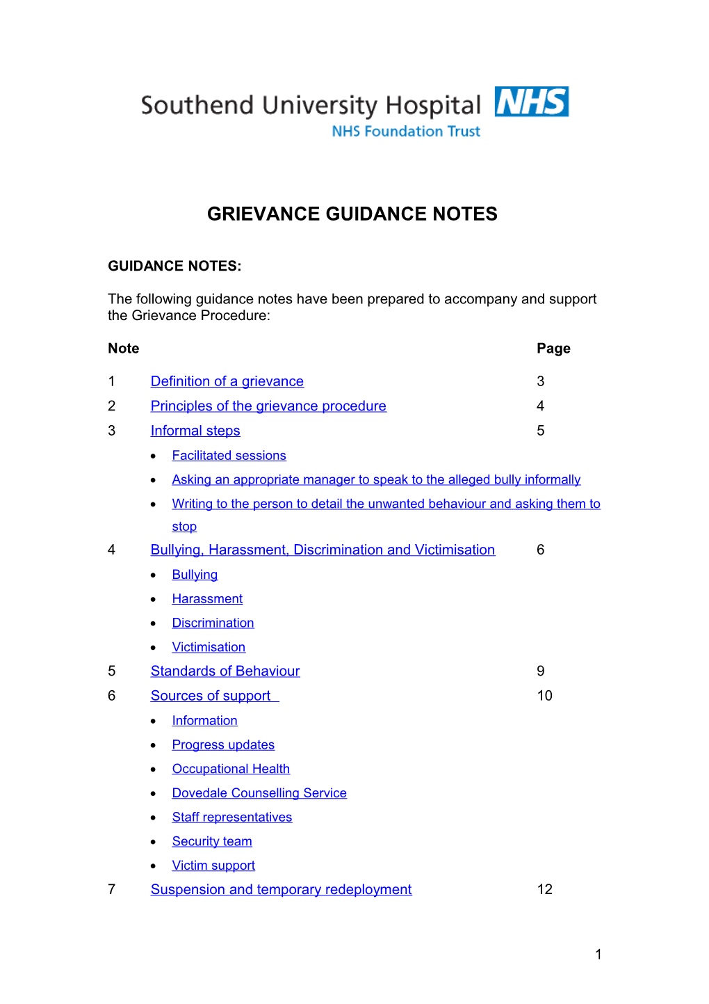 PP29 T2 Grievance Guidance Notes