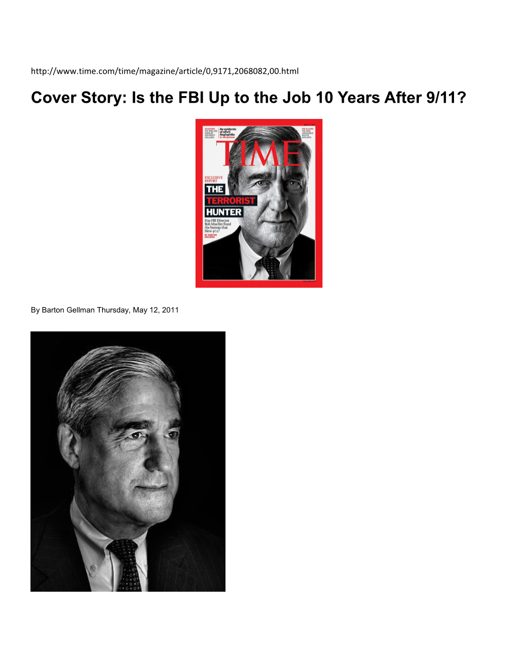 Cover Story: Is the FBI up to the Job 10 Years After 9/11?