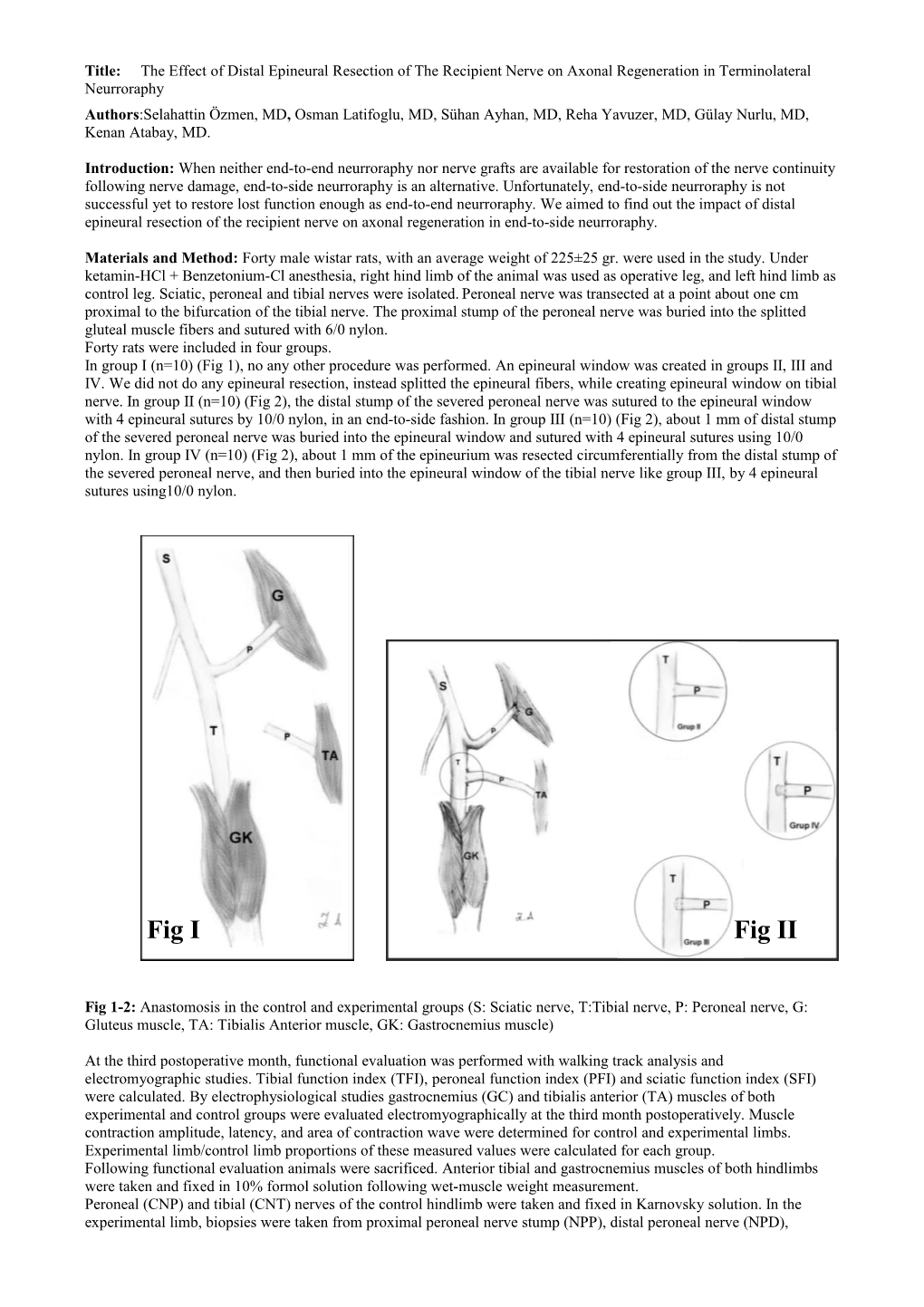 The Effect of Distal Epineural Resection of the Recipient Nerve on Axonal Regeneration