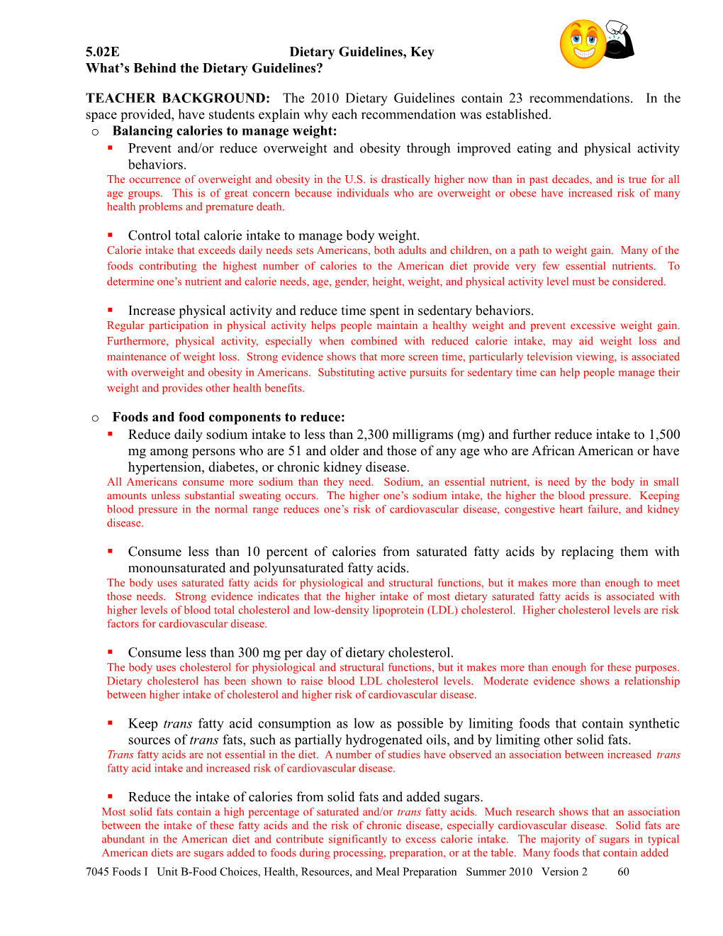 What S Behind the Dietary Guidelines?