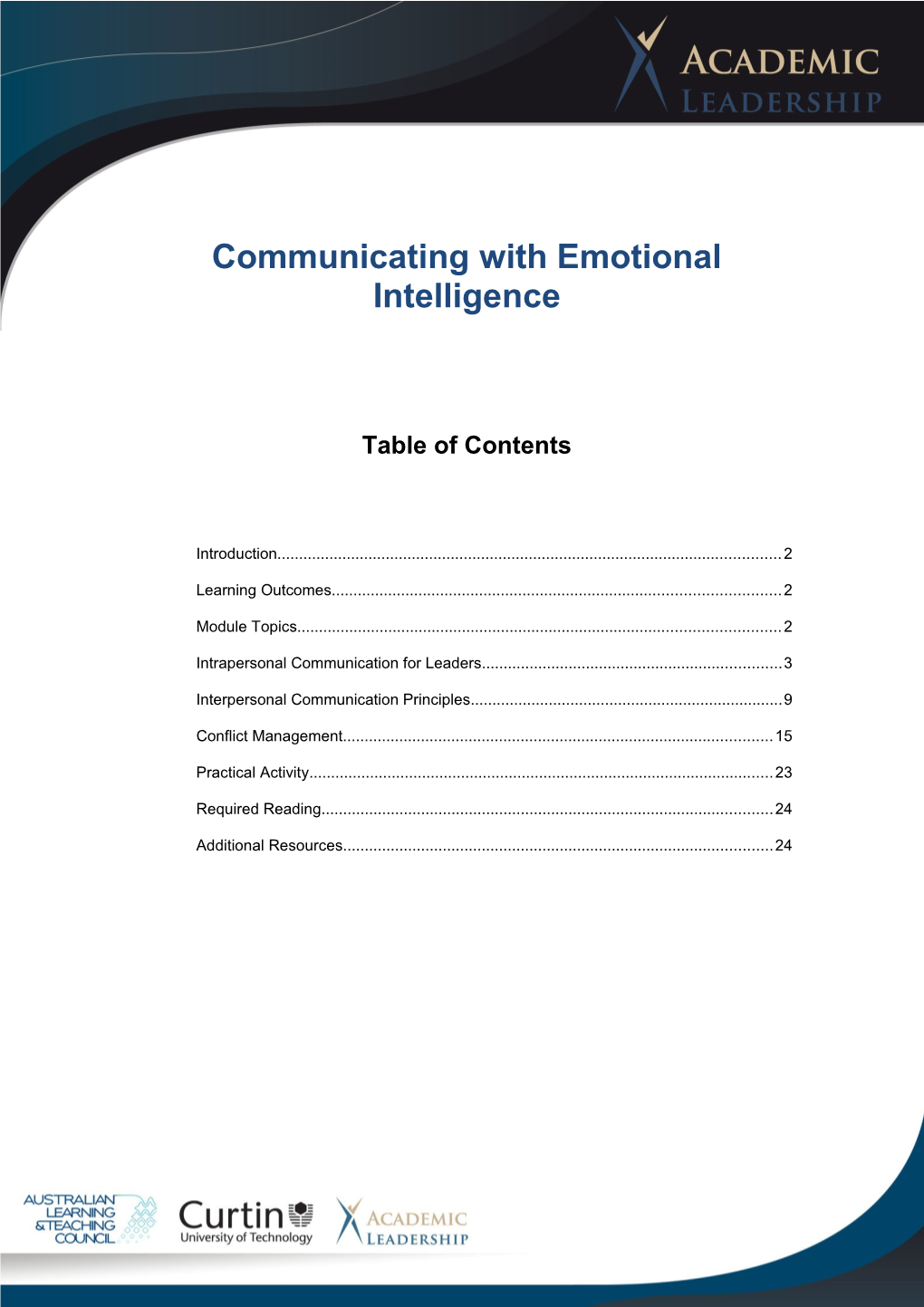 Communicating with Emotional Intelligence