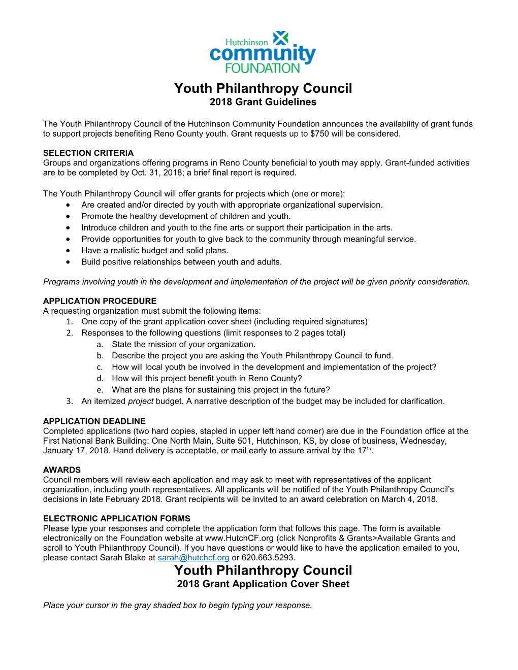 2013-14 YPC Grant Application Form