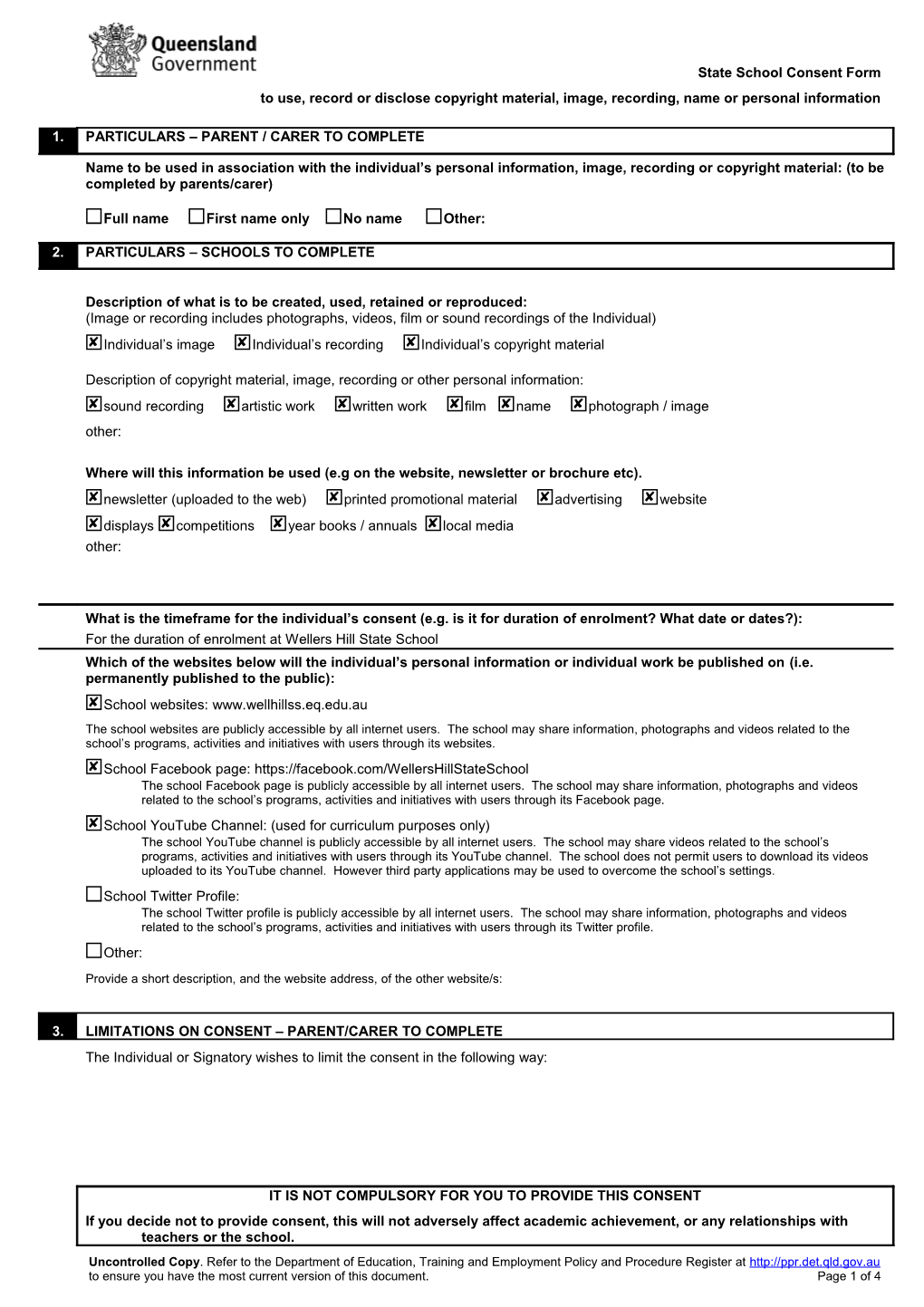 Sound and Vision Consent Form