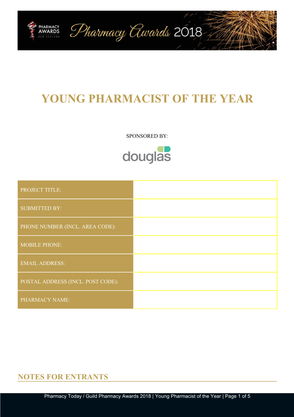 Young Pharmacist of the Year