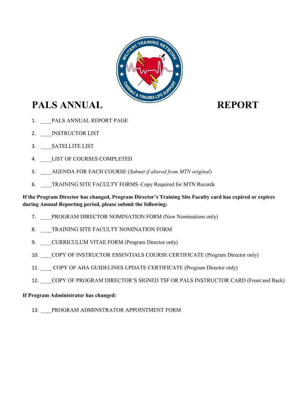 Palsannual Report