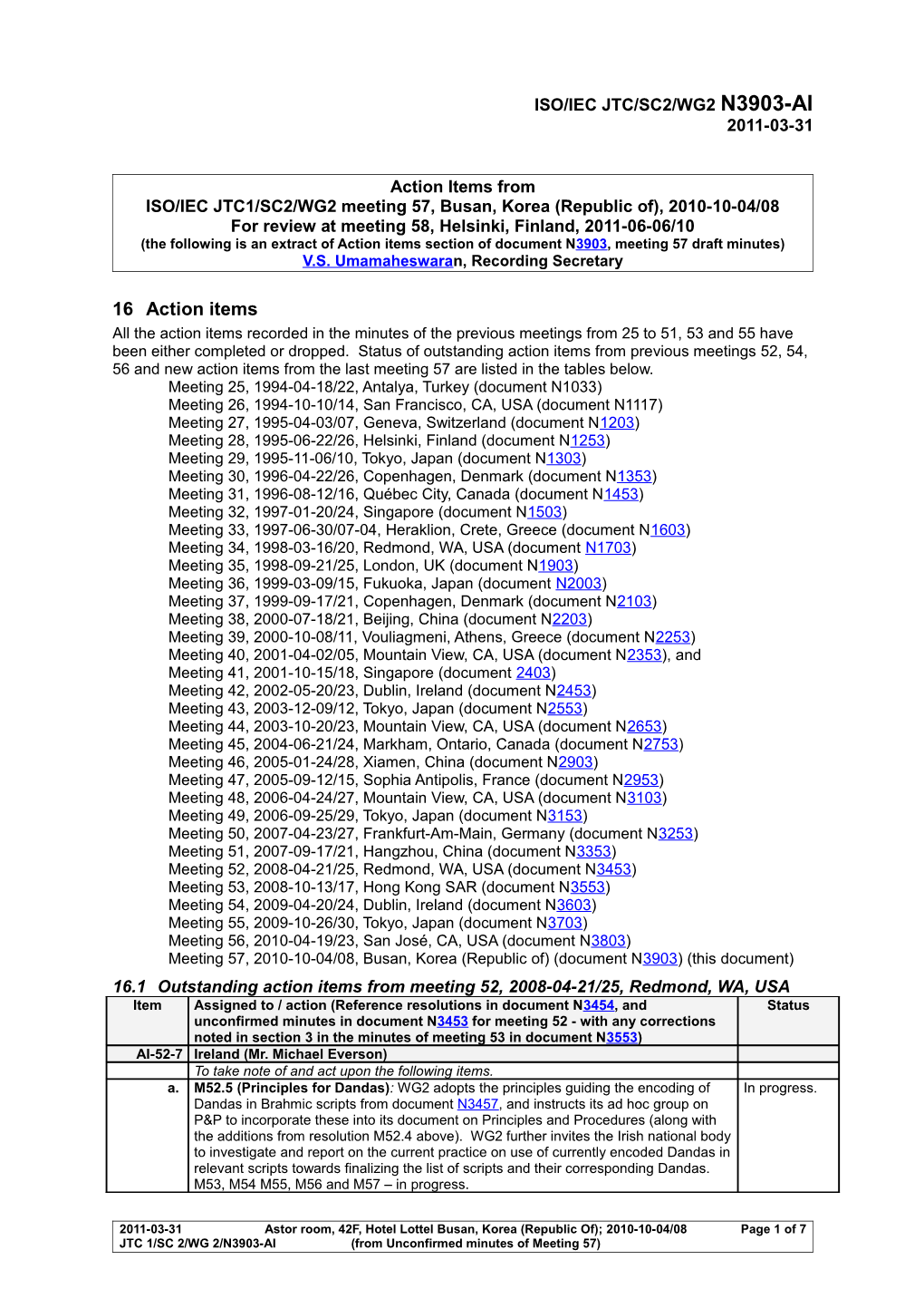 Iso/Iec Jtc/Sc2/Wg2 N3703-Ai