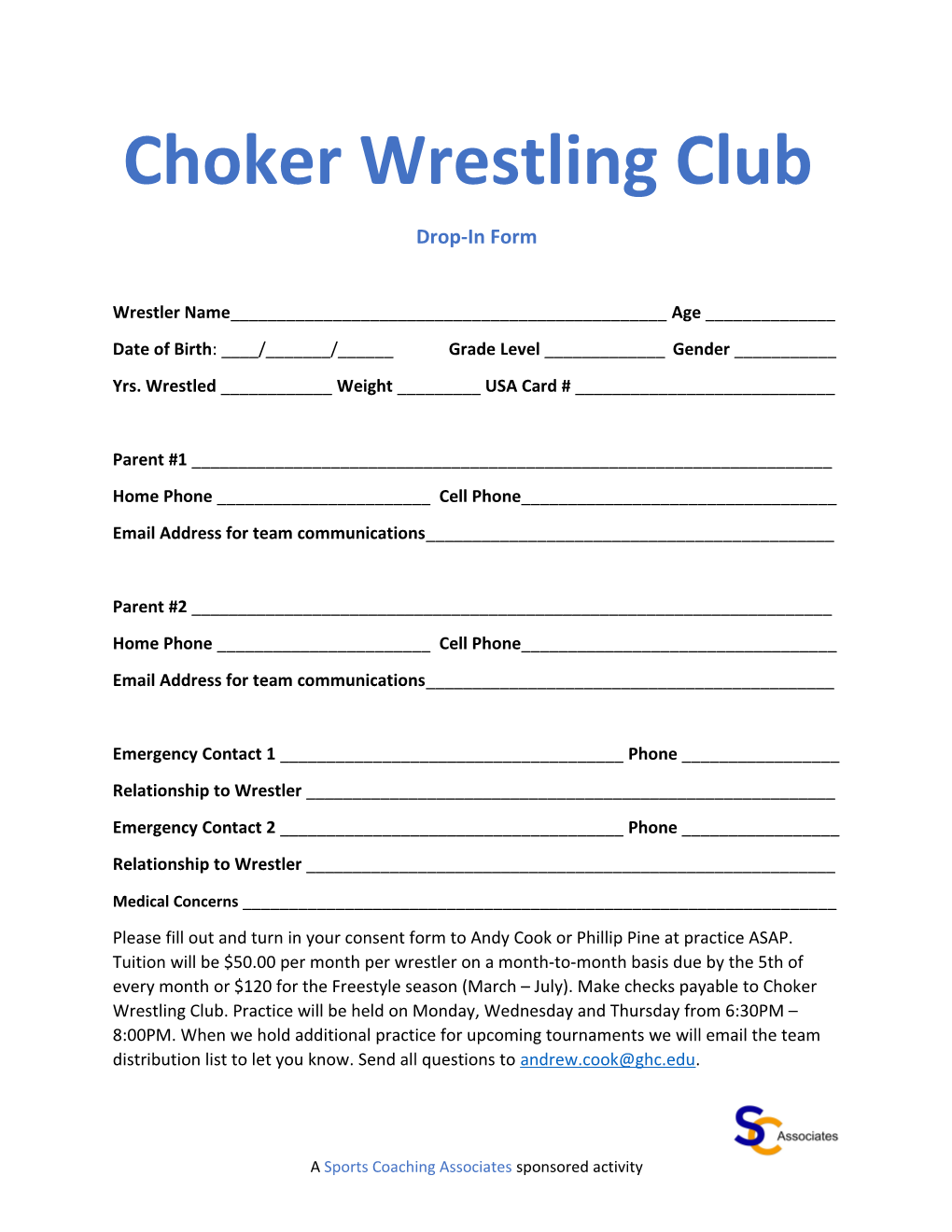 Choker Wrestling Club
