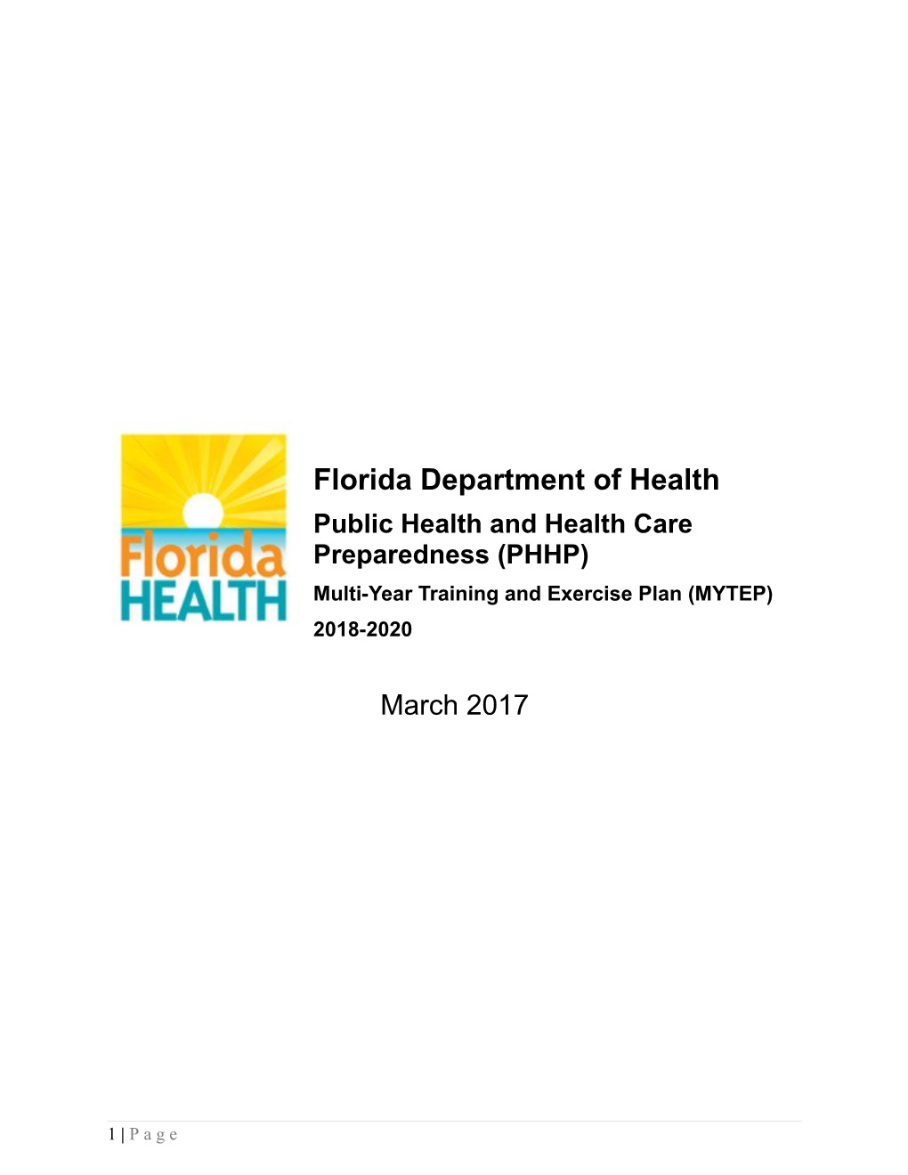 Public Health and Health Care Preparedness (PHHP)