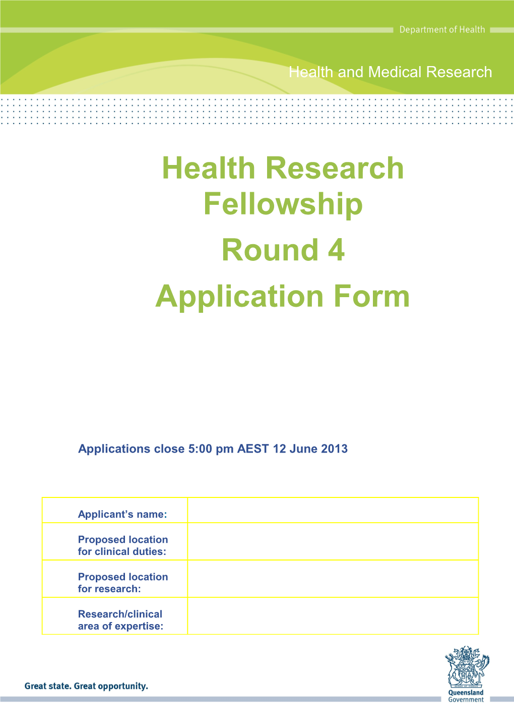 Senior Clinical Research Fellowship