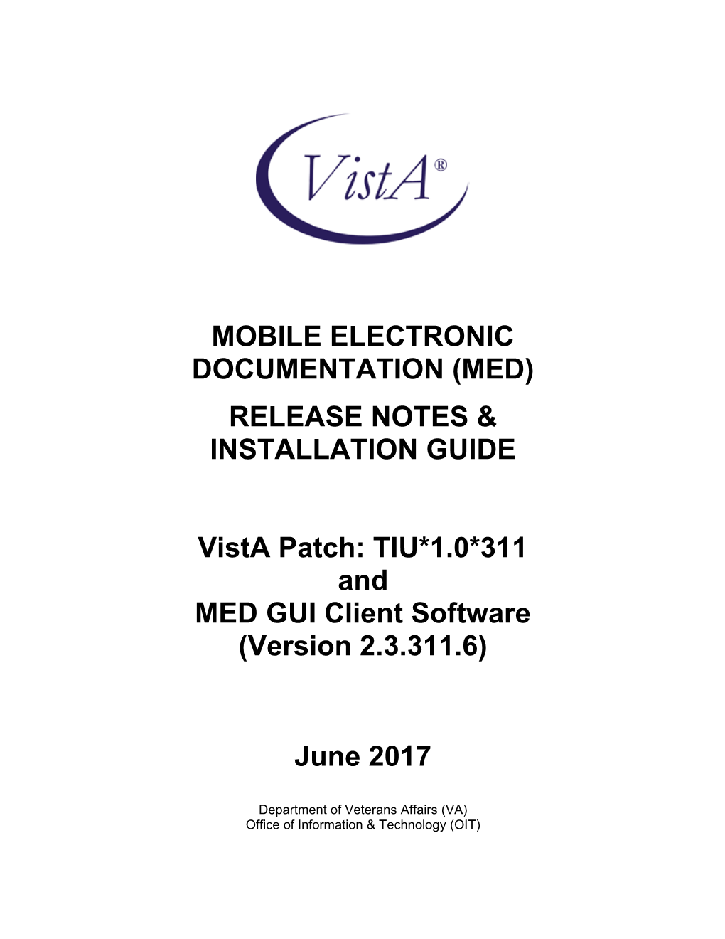 Mobile Electronic Documentation Installation Guide