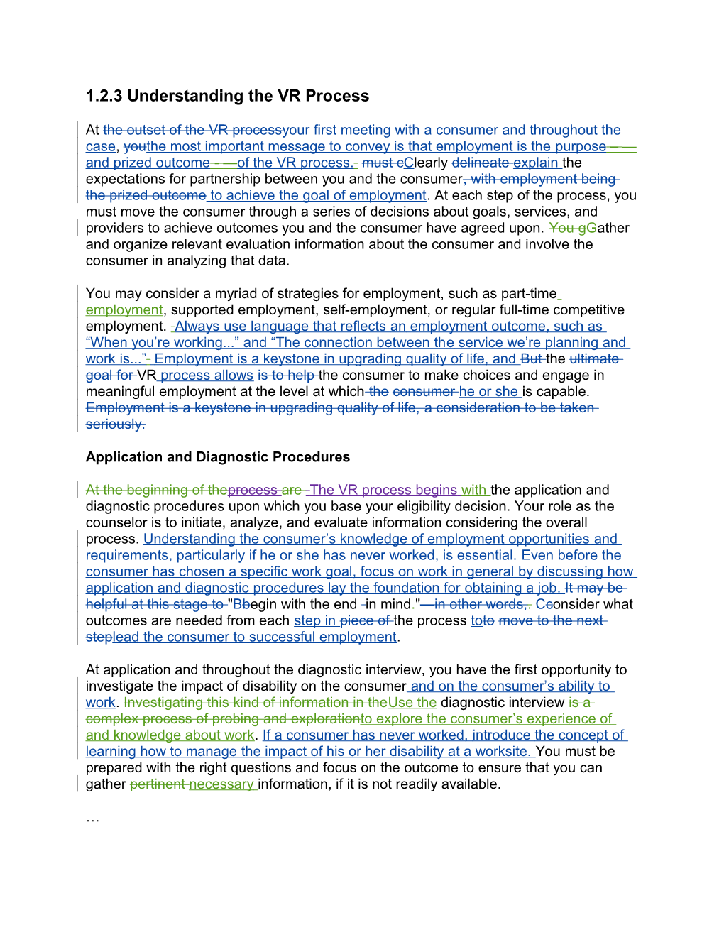 1.2.3 Understanding the VR Process