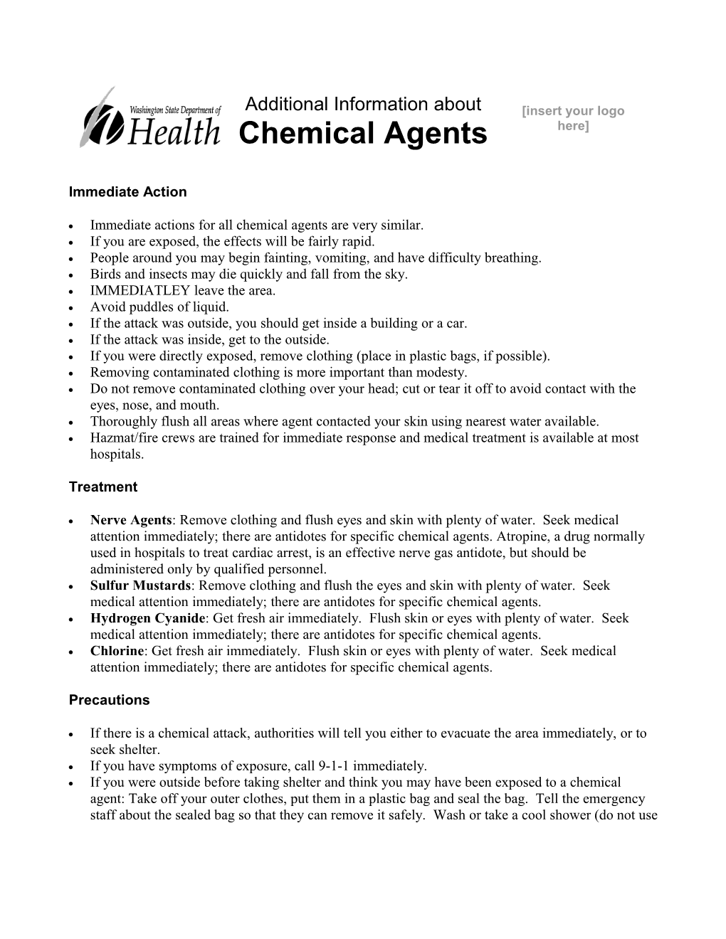 More Information About Chemical Exposure