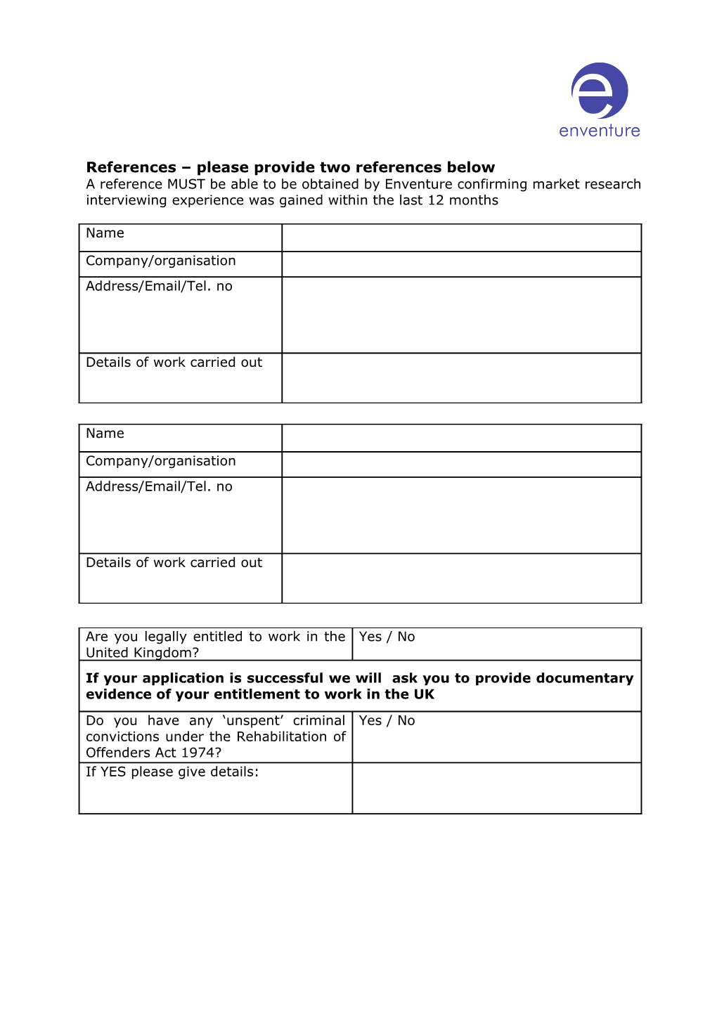 Fieldworker/Research Registration Form