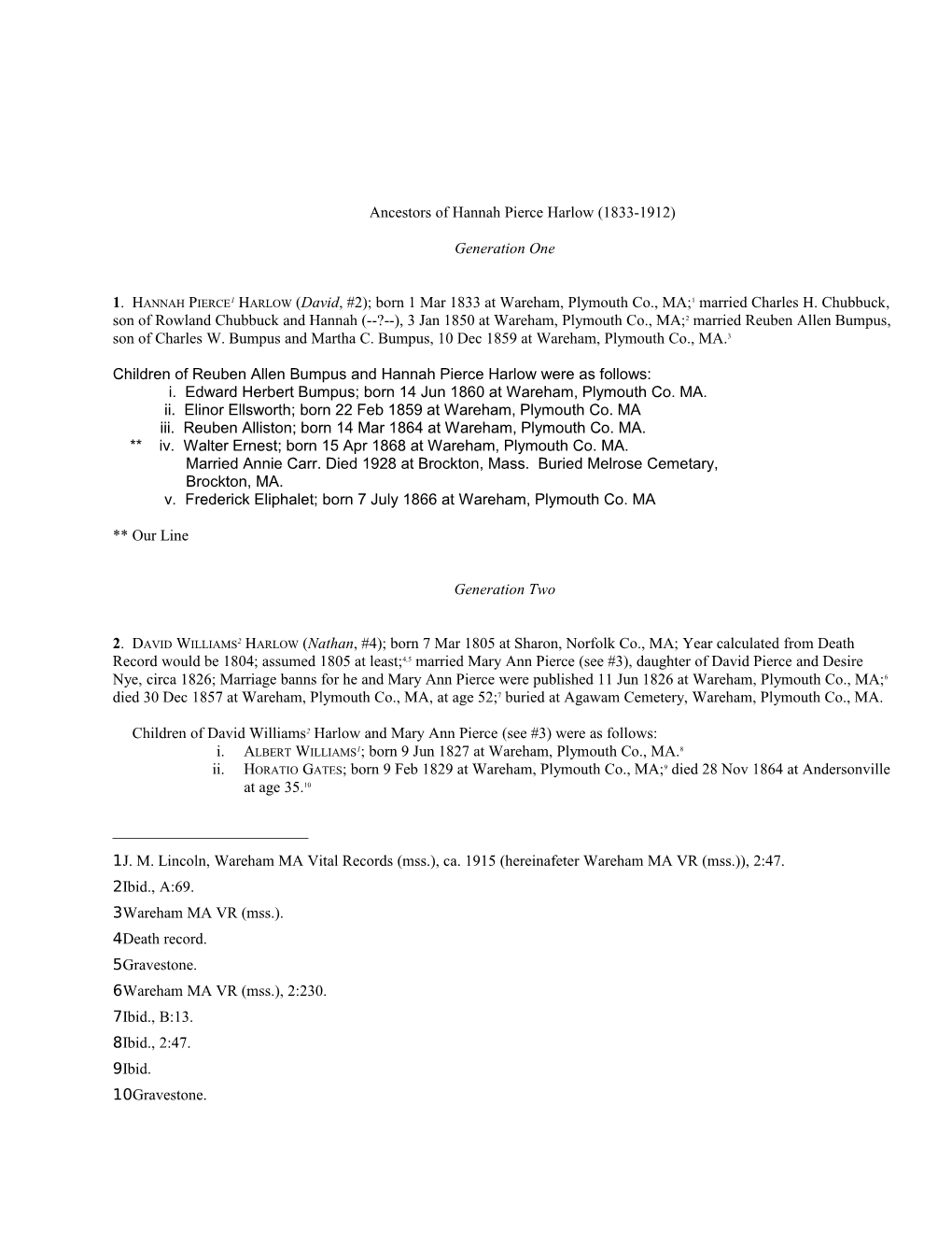 Genealogy Report (Register) (V3.0 ) MS/Word File