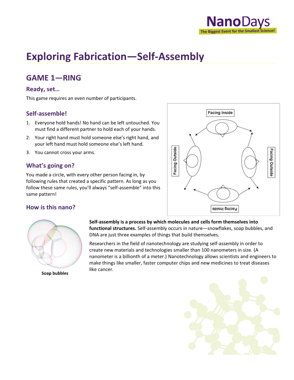 Exploring Fabrication Self-Assembly