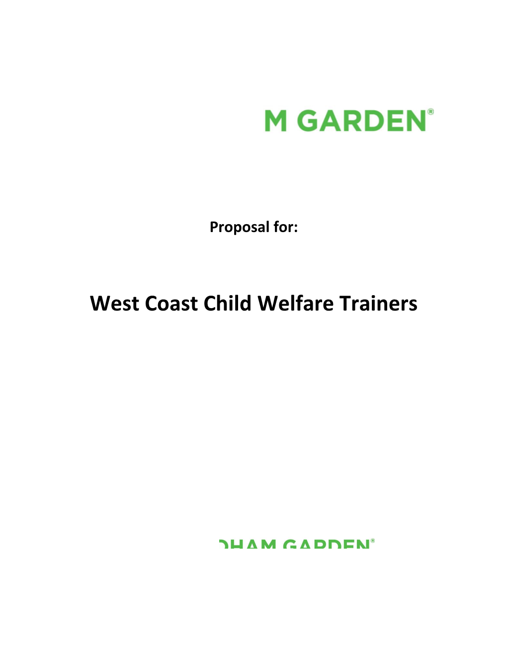 West Coast Child Welfare Trainers