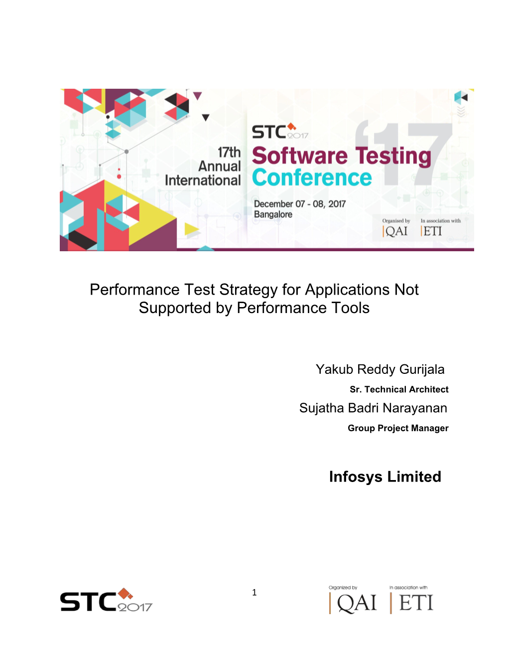 Performance Test Strategy for Applications Not Supported by Performance Tools