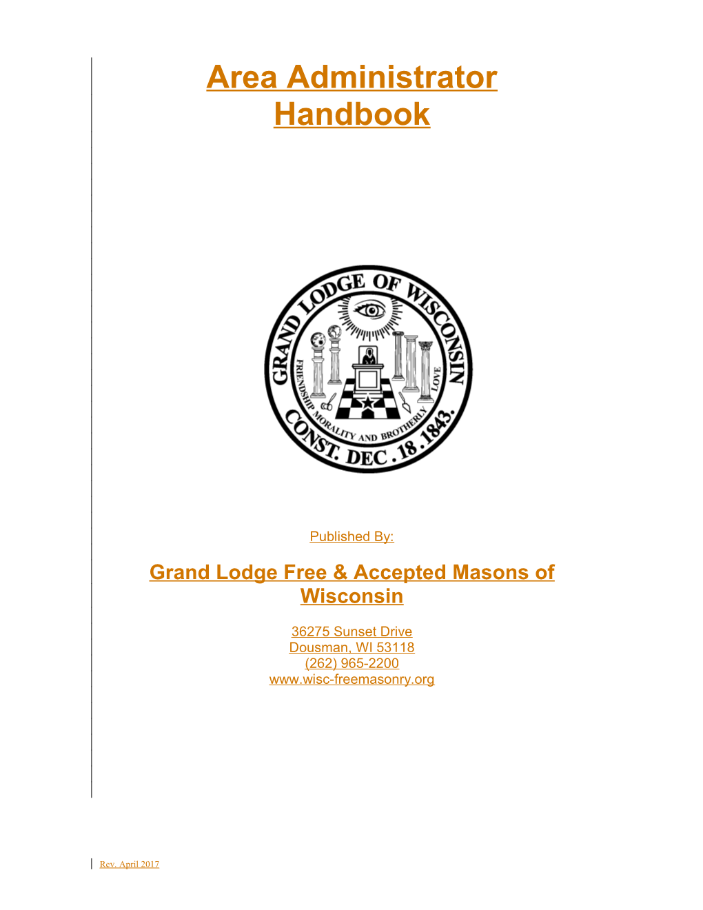 Grand Lodge Free & Accepted Masons of Wisconsin