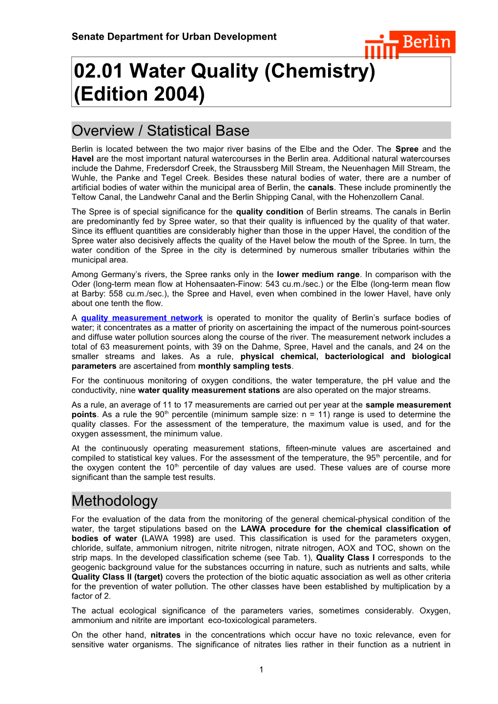 02.01 Water Quality (Chemistry) (Edition 2004)