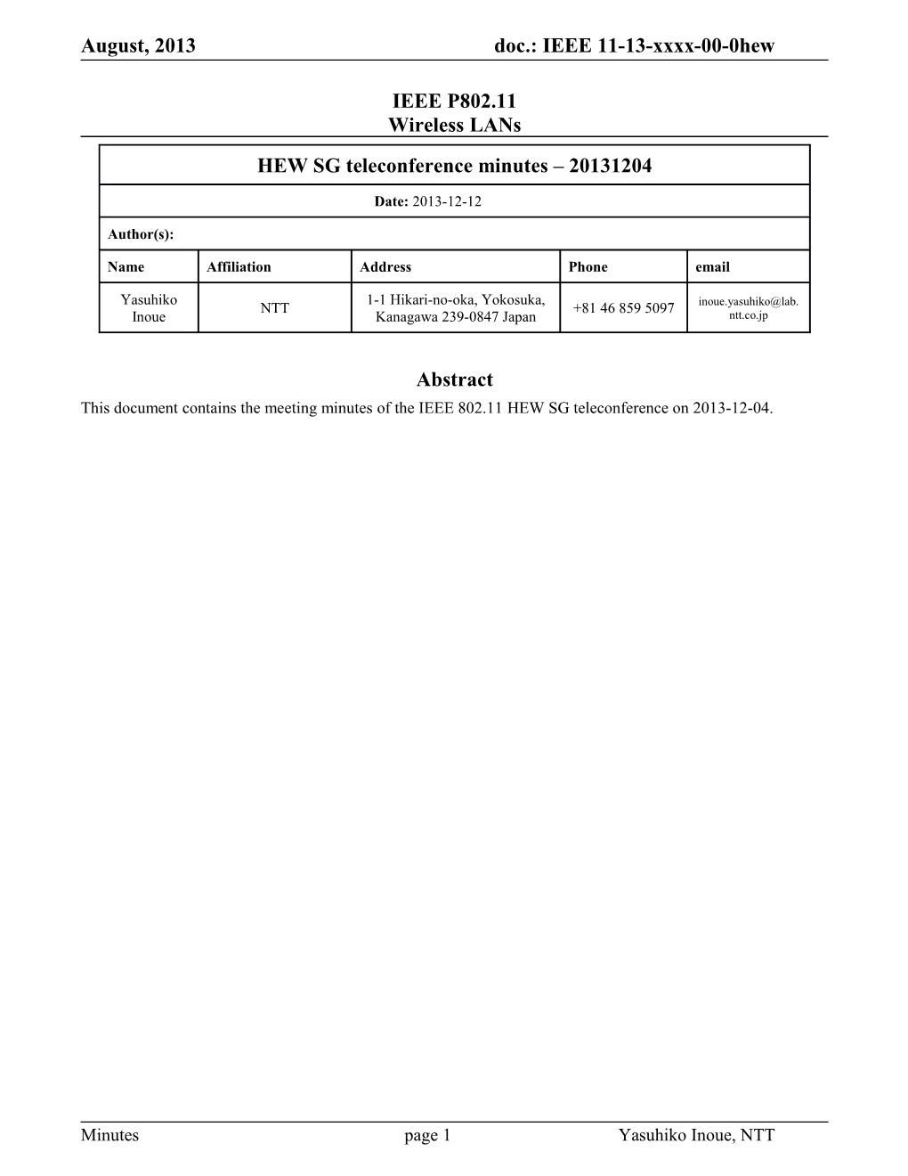 Doc.: IEEE 11-13-Xxxx-00-0Hew