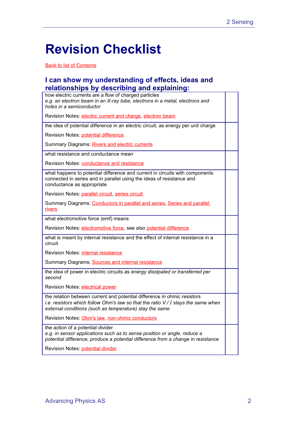 AP Revision Guide Ch 2