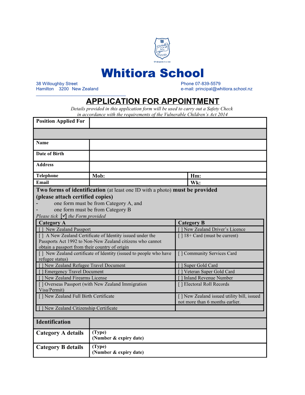 Whitiora School