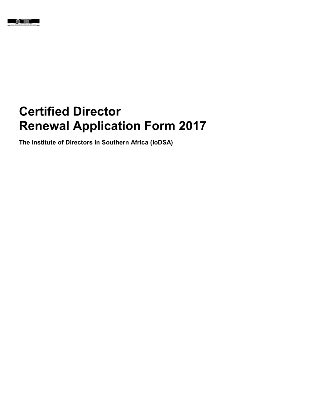The Institute of Directors in Southern Africa (Iodsa)