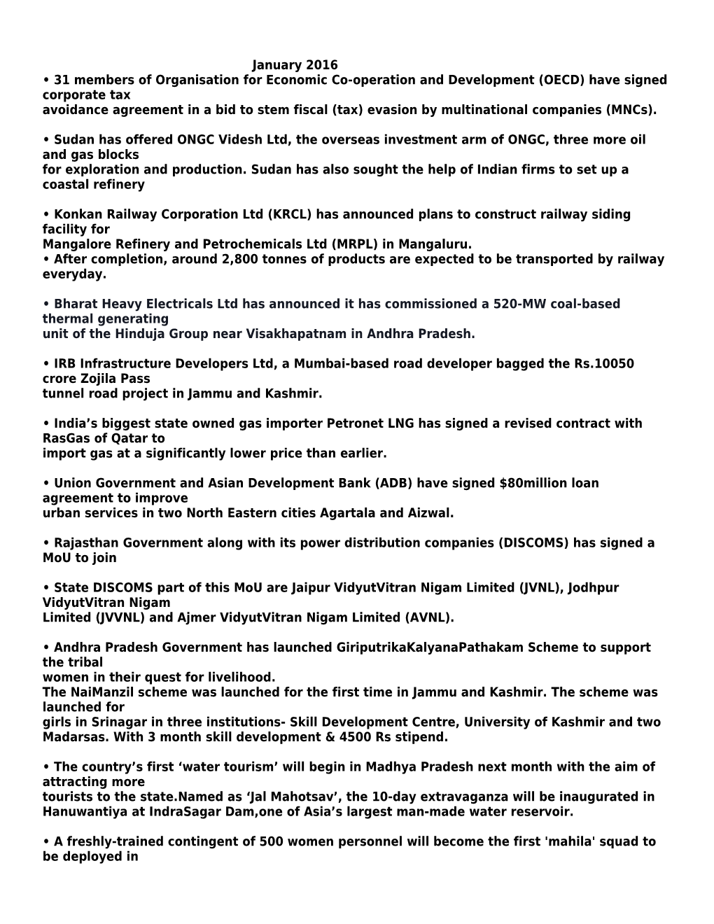 Avoidance Agreement in a Bid to Stem Fiscal (Tax) Evasion by Multinational Companies (Mncs)