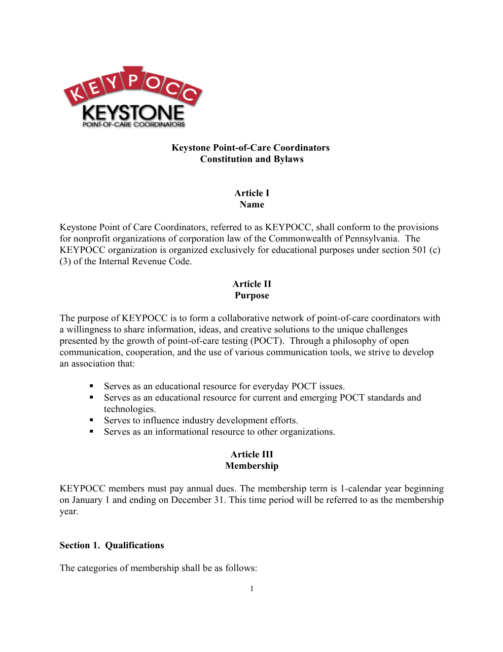 Keystone Point-Of-Care Coordinators