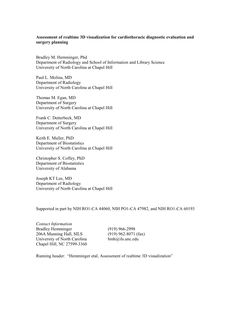 DRAFT for Radiology Cardiothoracic Paper