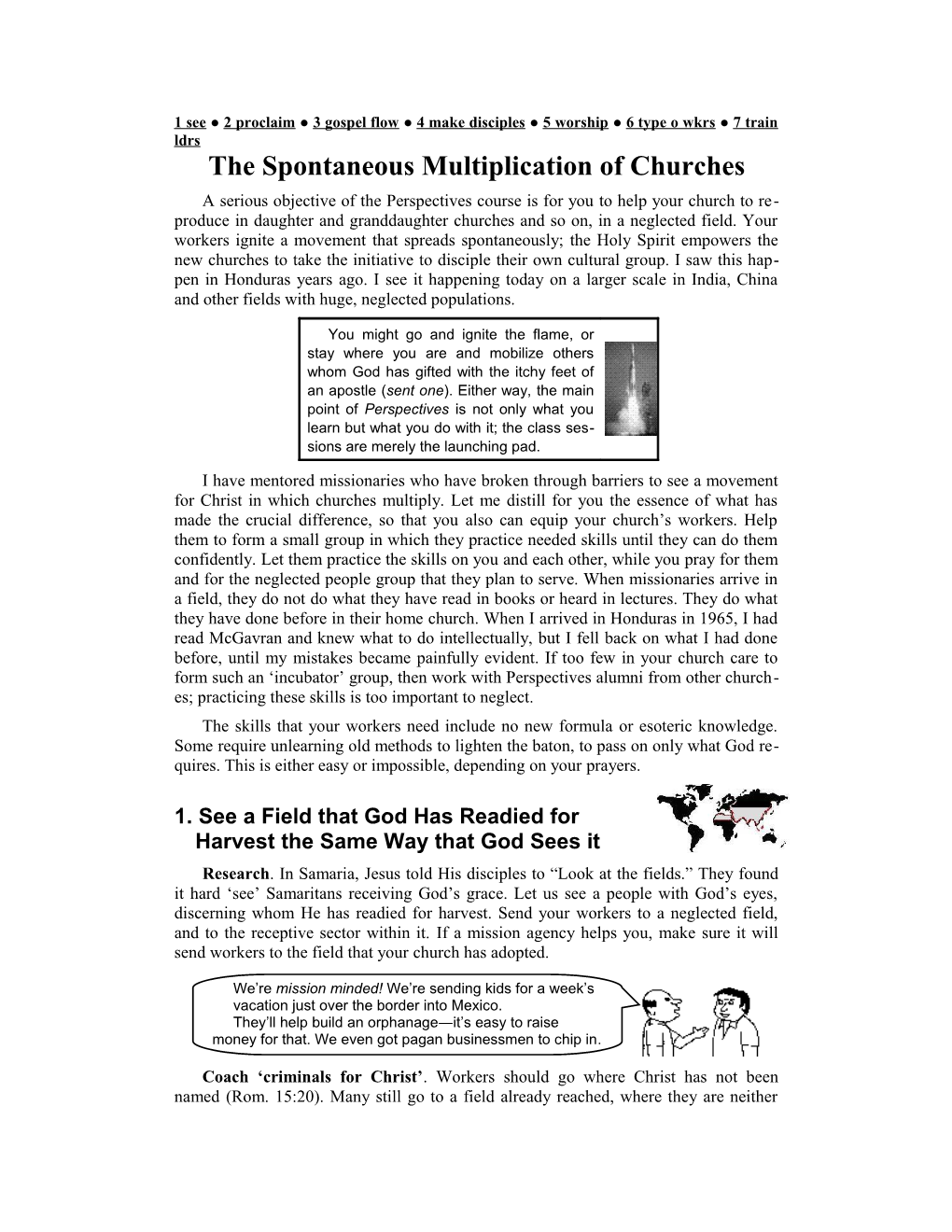 The Spontaneous Multiplication of Churches