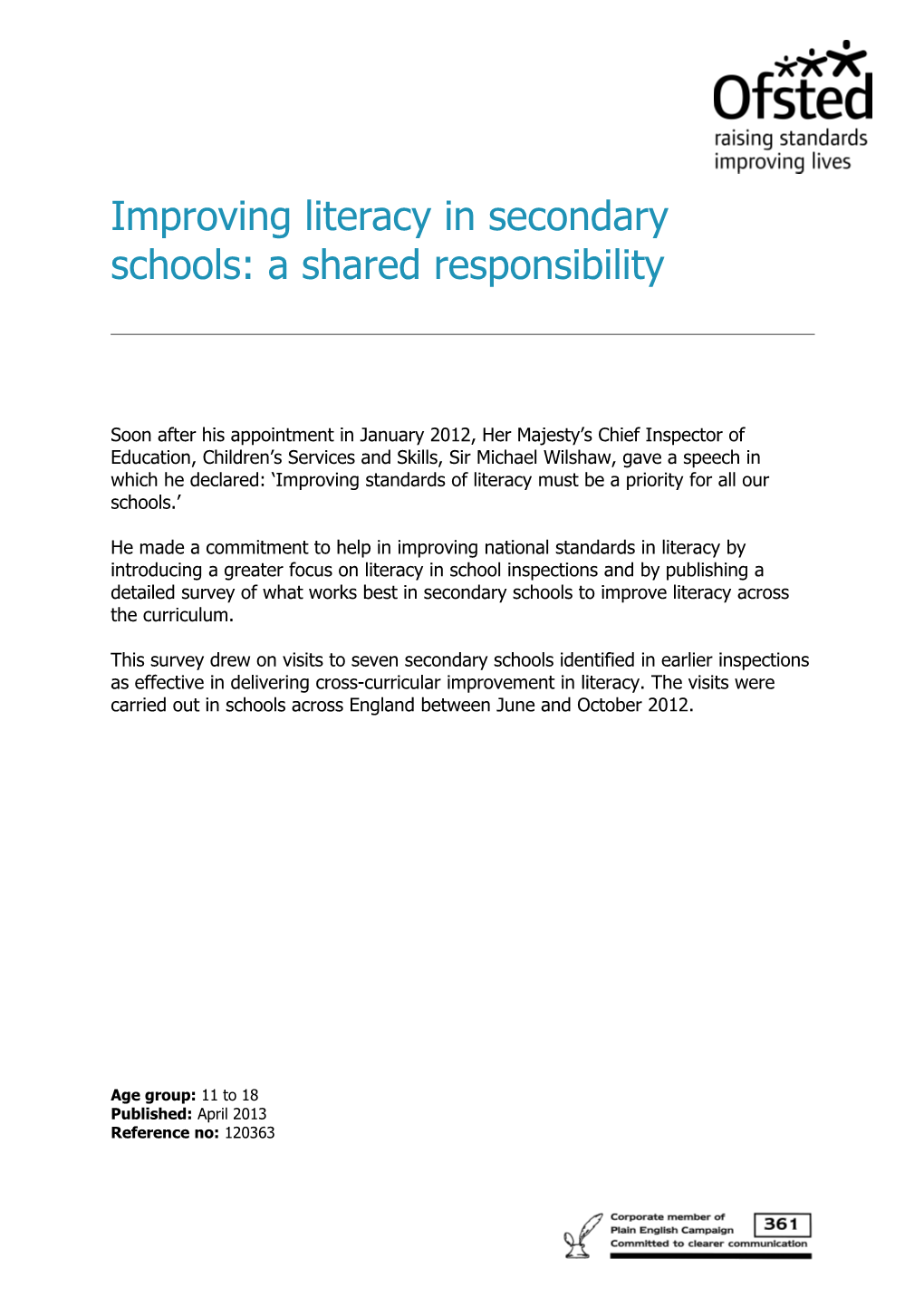 Making the Case for Literacy