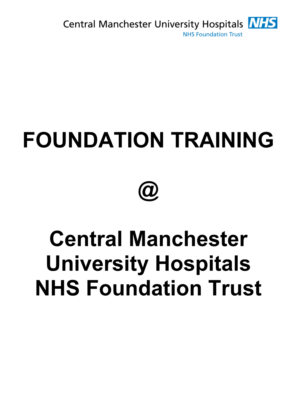 Foundation Training